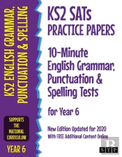 Ks2 Sats Practice Papers 10-Minute English Grammar, Punctuation And Spelling Tests For Year 6