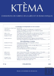 Ktema N  44/2019. La Rhetorique De La Diplomatie En Grece Ancienne
