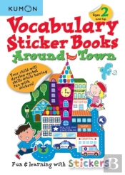 Kumon Vocabulary Sticker Books Around Town