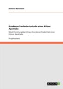 Kundenzufriedenheitsstudie Einer Kolner Apotheke