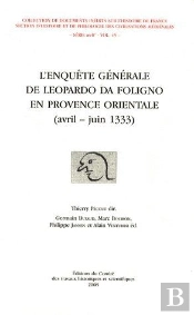 L Enquête Générale De Leopardo Da Foligno En Provence Orientale 1333