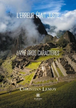 Bertrand.pt - L Erreur Etait Juste Livre Gros Caracteres