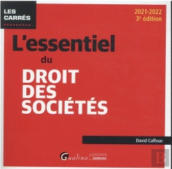 Bertrand.pt - L Essentiel Du Droit Des Societes, 3eme Edition