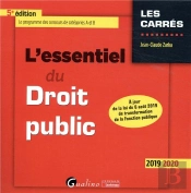 L Essentiel Du Droit Public - 5eme Edition - 2019