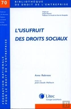 Bertrand.pt - L Usufruit Des Droits Sociaux N°70