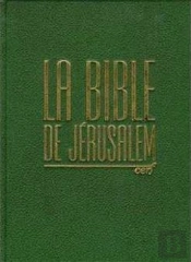 La Bible De Jerusalem Grand Format Cuir Vert Bouteille