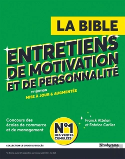 Bertrand.pt - La Bible Des Entretiens De Motivation Et De Personnalité : Ecoles De Management
