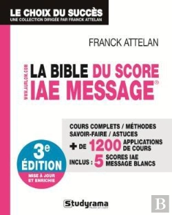 Bertrand.pt - La Bible Du Score Iae Message (3e Édition)
