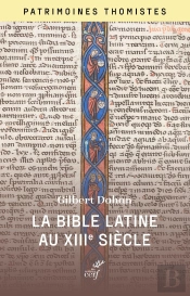 La Bible Latine Au Xiiie Siècle
