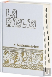 La Biblia Latinoamérica [Bolsillo] Cartoné Blanca, Con Uñeros