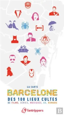 Bertrand.pt - La Carte Barcelone Des 100 Lieux Cultes De Films, Series, Musiques, Bd, Romans