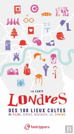 Bertrand.pt - La Carte Londres Des 100 Lieux Cultes De Films, Séries, Musiques, Bd, Romans