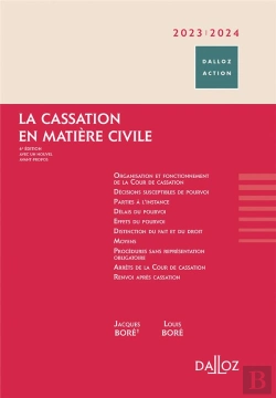 Bertrand.pt - La Cassation En Matiere Civile 2023/2024. 6e Ed.