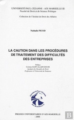 Bertrand.pt - La Caution Dans Les Procédures De Traitement Des Difficultés Des Entreprises