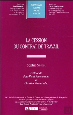 Bertrand.pt - La Cession Du Contrat De Travail
