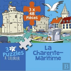 Bertrand.pt - La Charente-Maritime Puzzle A Colorier