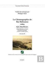 La Chronographie De Bar Hebraeus Iii