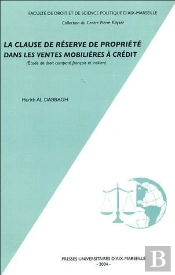 La Clause De Reserve De Propriete Dans Les Ventes Mobilieres A Credit