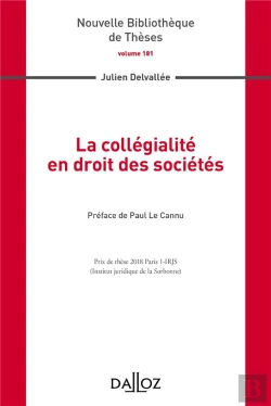 Bertrand.pt - La Collégialité En Droit Des Sociétés