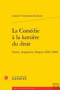 Bertrand.pt - La Comédie À La Lumière Du Droit : France, Angleterre, Empire (1660-1800)