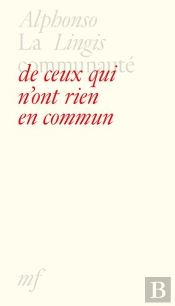La Communaute De Ceux Qui N Ont Rien En Commun