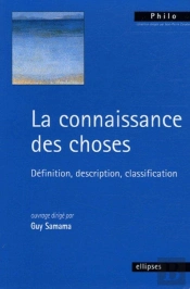 La Connaissance Des Choses : Définition, Description, Classification