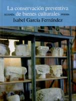 La Conservacion Preventiva De Bienes Culturales 