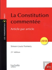 La Constitution Commentee 2018