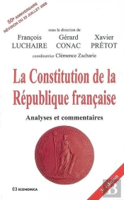 La Constitution De La République Française ; Analyse Et Commentaire (3e Édition)