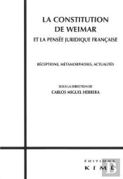 La Constitution De Weimar Et La Pensée Juridique Française
