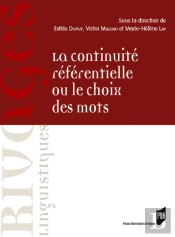La Continuité Référentielle Ou Le Choix Des Mots ; Dans Les Textes Français Et Anglais