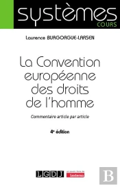 La Convention Européenne Des Droits De L'Homme : Commentaire Article Par Article (4e Édition)