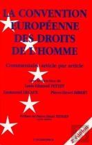 La Convention Européenne Des Droits De L'Homme ; Commentaire Article Par Article