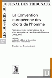 La Convention Européenne Des Droits De L'Homme