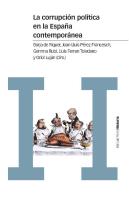 La Corrupción Política En La España Contemporánea