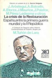 La Crisis De La Restauración