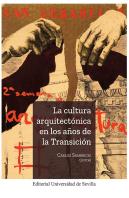 La Cultura Arquitectonica En Los Años De La Transicion