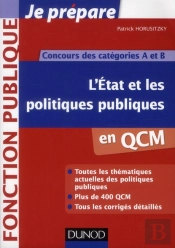 La Culture Administrative En Qcm - L'Etat Et Les Politiques Publiques