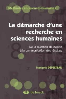 Bertrand.pt - La Démarche D'Une Recherche En Sciences Humaines ; De La Question De Départ À La Communication Des Résultats