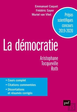 Bertrand.pt - La Démocratie ; Aristophane, Tocqueville, Roth ; Prépas Scientifiques 2019-2020