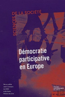 Bertrand.pt - La Democratie Participative En Europe. Revue Sciences De La  Société N69
