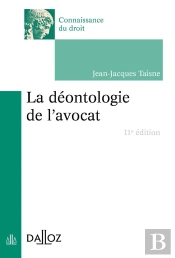 La Déontologie De L'Avocat