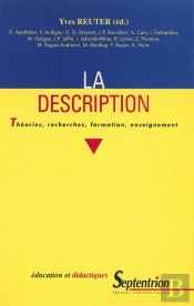 La Description : Théories, Recherches, Formation, Enseignement