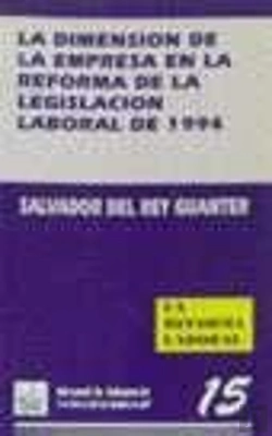 Bertrand.pt - La Dimensión De La Empresa En La Reforma De La Legislación Laboral De 1994. La Reforma Del Mercado D