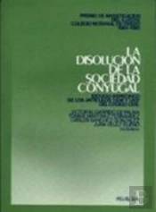 La Disolución De La Sociedad Conyugal