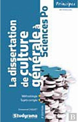 Bertrand.pt - La Dissertation De Culture Generale A Sciences-Po 3 Edt