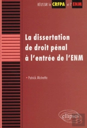 La Dissertation De Droit Pénal À L'Entrée De L'Enm
