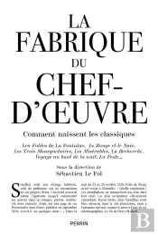 La Fabrique Du Chef D'Oeuvre
