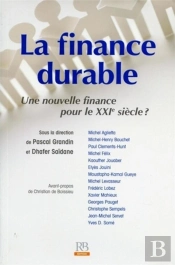 La Finance Durable. Une Nouvelle Finance Pour Le 21e Siecle?