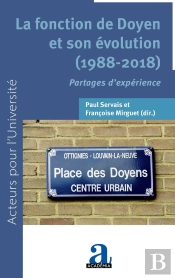 La Fonction De Doyen Et Son Évolution (1988-2018) : Partages D'Expérience